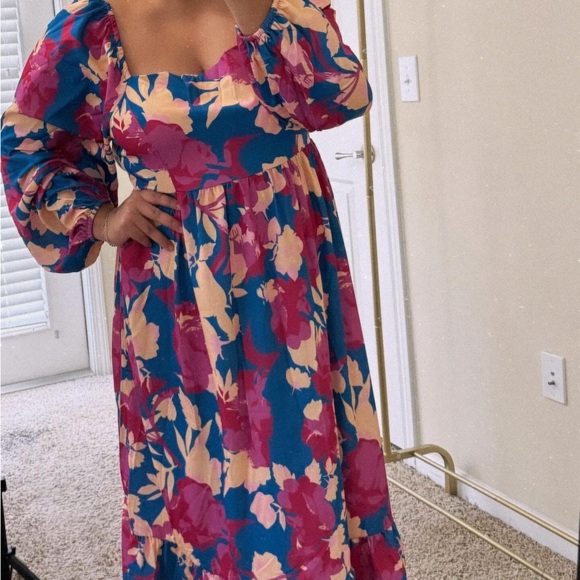 FLORAL DRESS - Picture 2 of 8